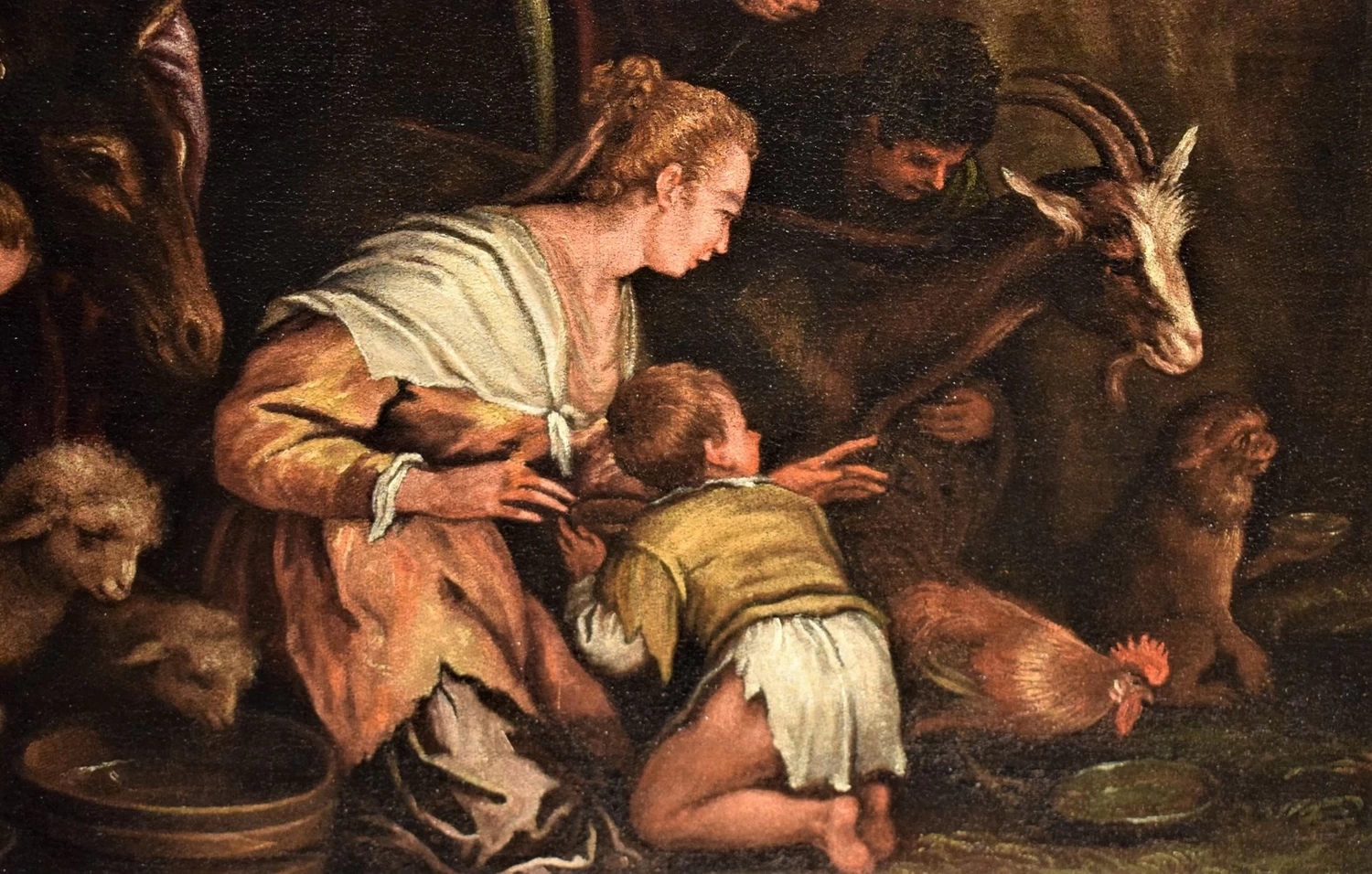 Francesco Bassano-140-Mosè fa scaturire l'acqua dalla roccia - dettaglio